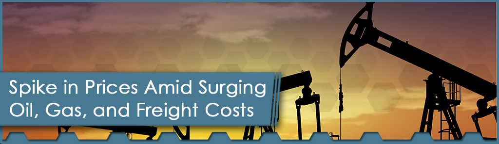 Brace for Impact: Q4 Forecasts Spike in Prices Amid Surging Oil, Gas, and Freight Costs 1 Spike in Prices Horizontal - The Chemical Company